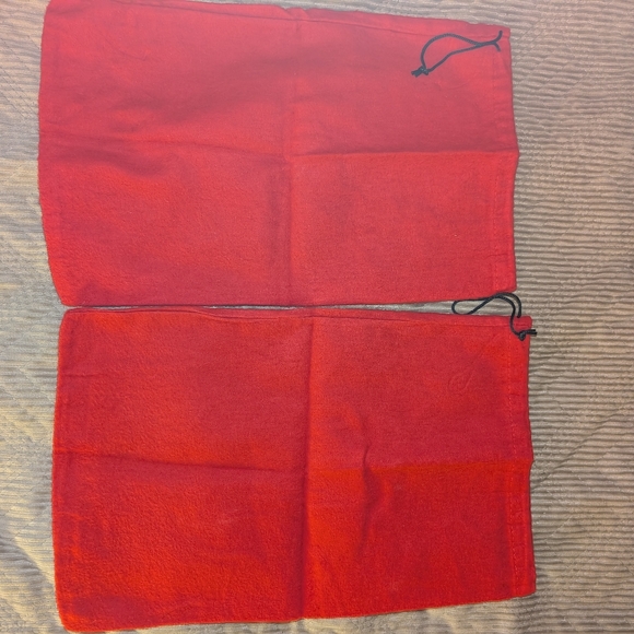 *SOLD* Christian Louboutin Vibrant Red Dust Bags - Picture 2 of 2